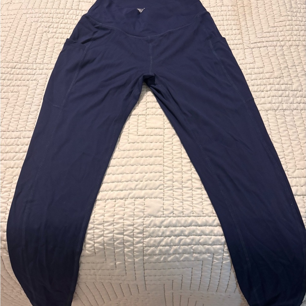 Navy Blue Athletic Leggings